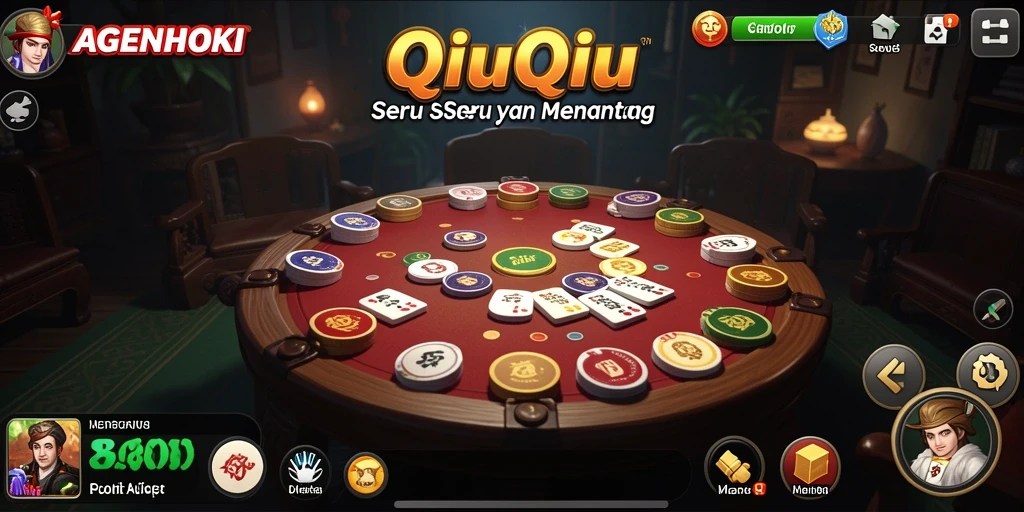 Screenshot gameplay QiuQiu yang penuh aksi dan strategi.