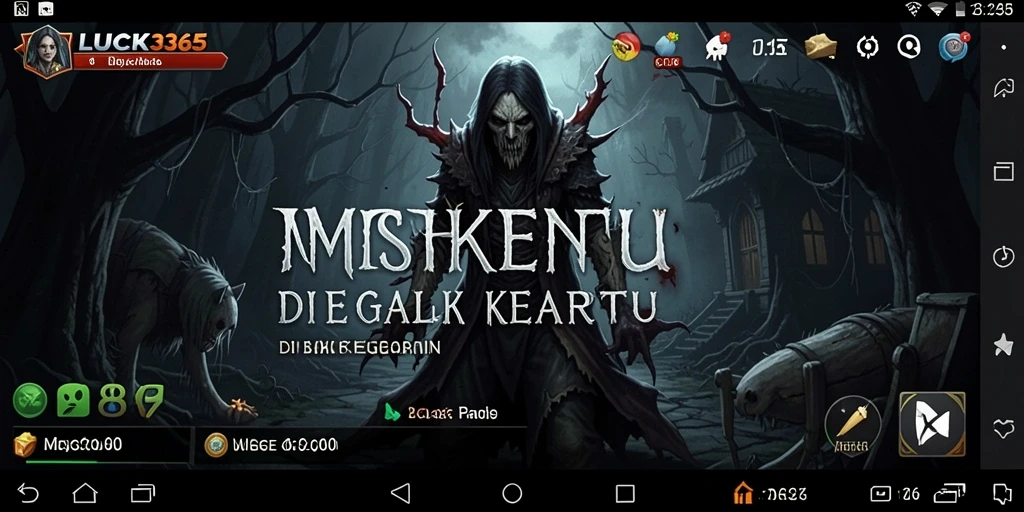 Tampilan gameplay <strong>LUCK365</strong> yang mencekam dan mendebarkan.
