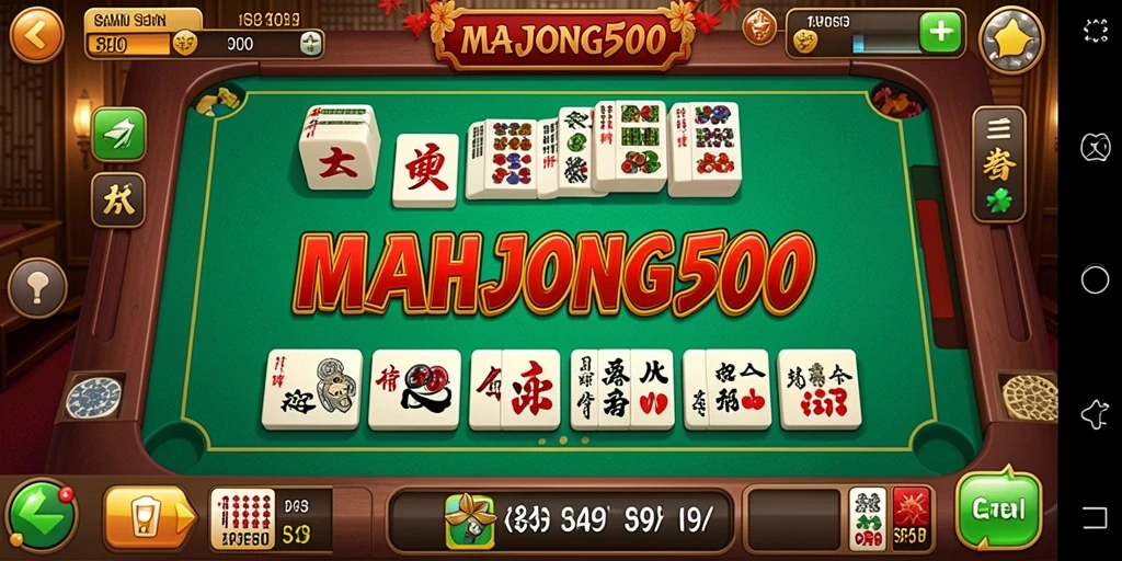 Tampilan gameplay MAHJONG500 yang menarik dan menegangkan.